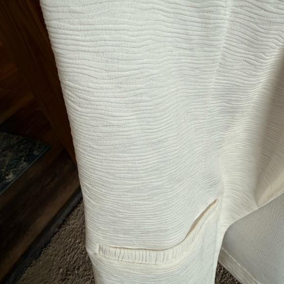 Women’s Open-Front Blazers - White &Camel (Med) - Picture 7 of 8